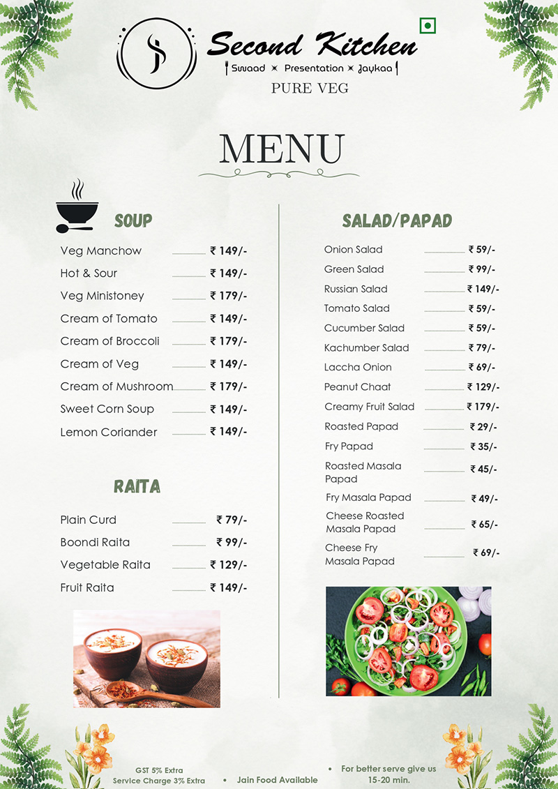 menus
