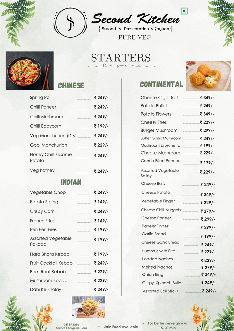 menus