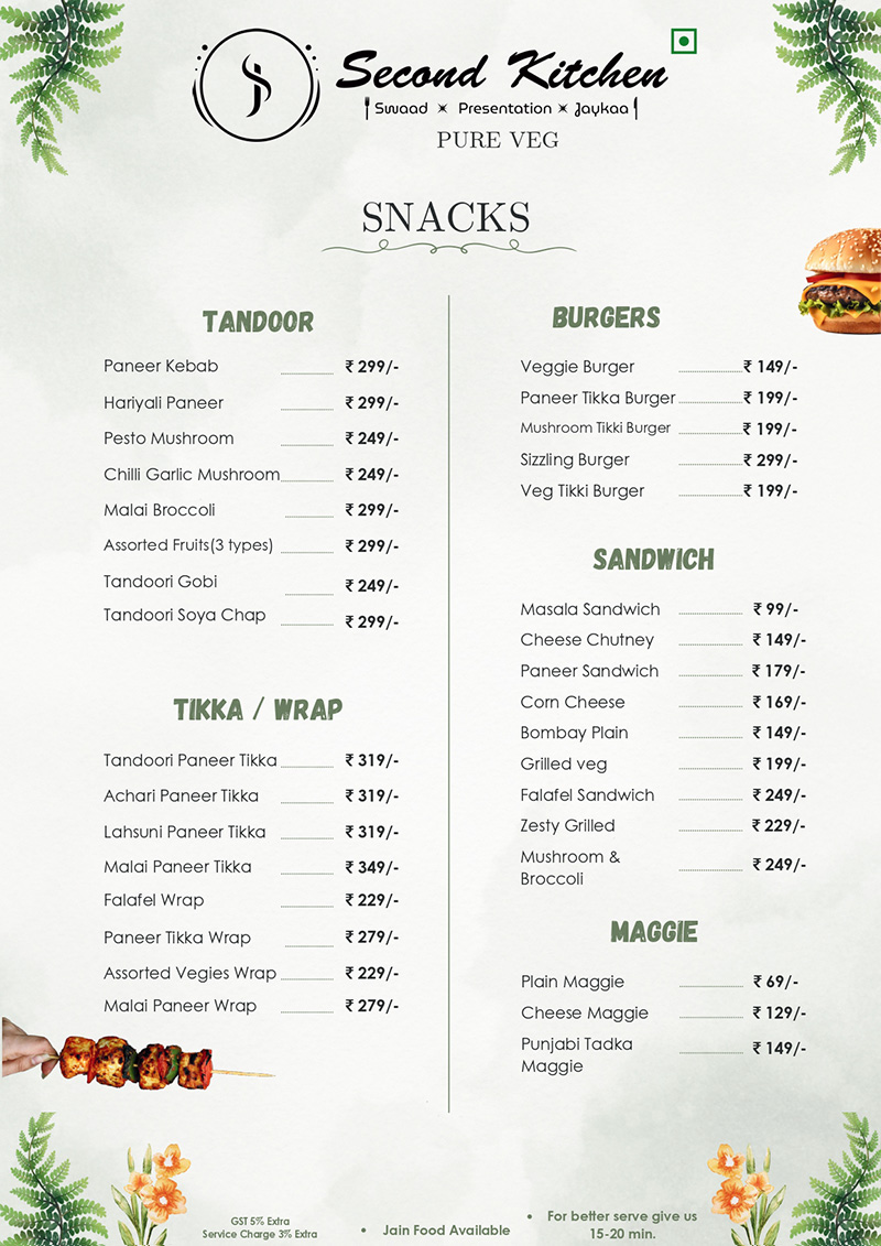 menus